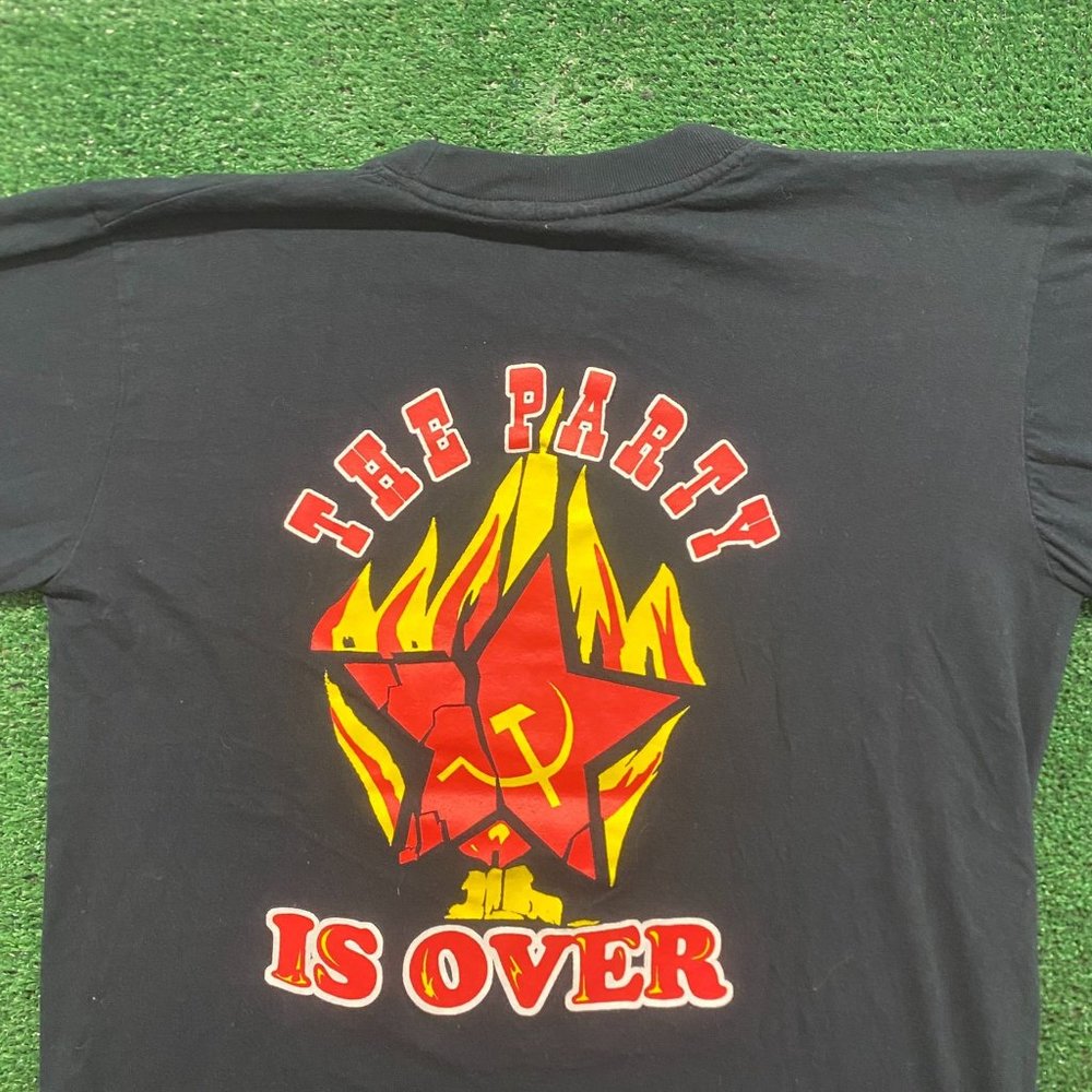 Lenin Communist Russia Vintage 90s Punk Parody T-Shirt - Picture 5 of 5